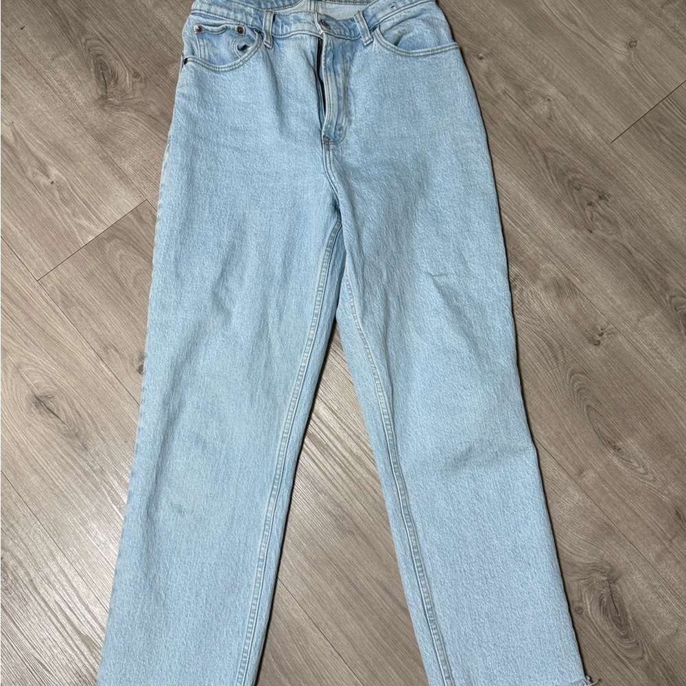 Abercrombie & Fitch Light Wash Straight Leg Jeans